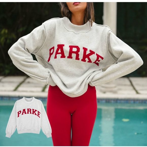Parke Sweaters - SET X PARKE REVERSIBLE VARSITY MOCKNECK - LOVE